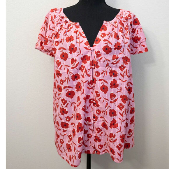 Vineyard Vines NWT Rock Rose Floral Ladies Blouse XL - Picture 2 of 7